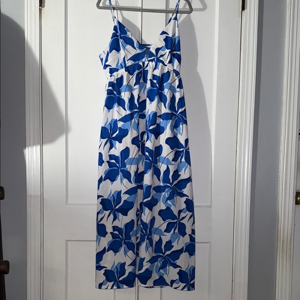 a new day Blue and White Floral Dress